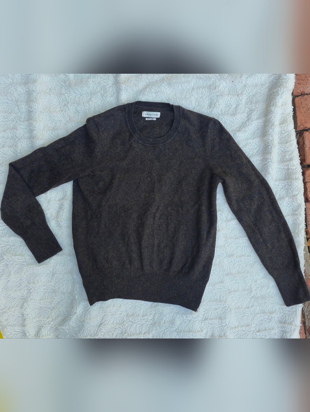 Women's Dark Brown Heather Crewneck Sweater